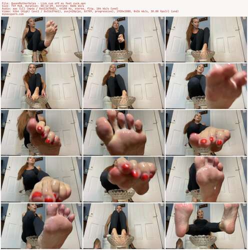 QueenMotherSoles - Lick Cum Off My Feet Cuck 1080p - Preview