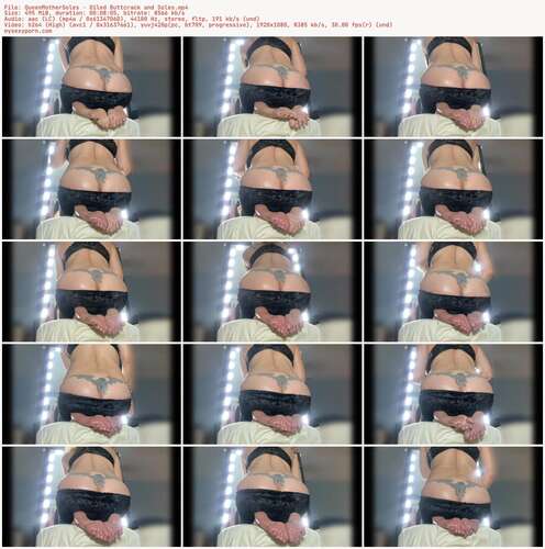 QueenMotherSoles - Oiled Buttcrack And Soles 1080p - Preview