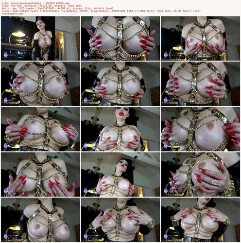 AnouschkaFemmeFatale - GOLDEN BOOBS 1080p - Preview