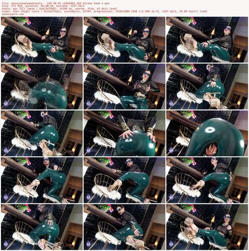 AnouschkaFemmeFatale - CUM ON MY LEGGINGS ASS Stroke Cmnd 4 1080p - Preview