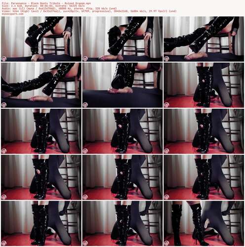 Parannanza - Black Boots Tribute - Ruined Orgasm 2160p - Preview
