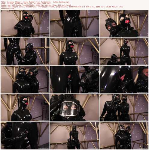Vivienne lAmour - Heavy Rubber Pussy Punishment - Latex Bondage 720p - Preview