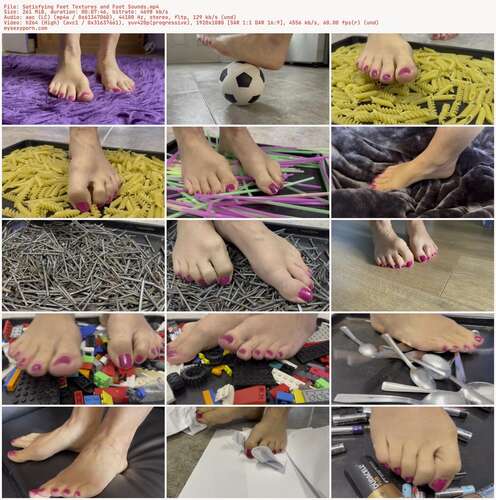 Wamgirlx - Satisfying Feet Textures And Foot Sounds 1080p - Preview
