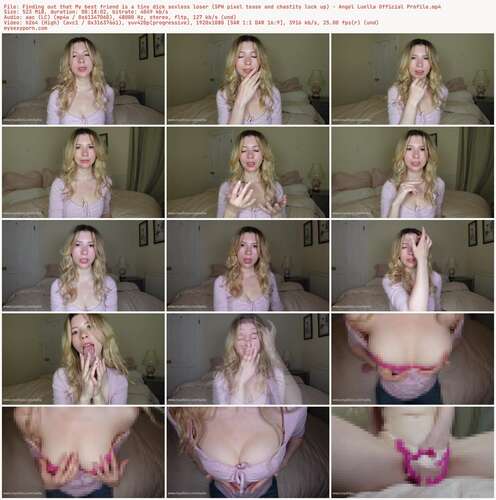 Angel Luella - Finding Out That My Best Friend Is A Tiny Dick Sexless Loser (SPH Pixel Tease And Chastity Lock Up) - Angel Luella Official Profile 1080p - Preview