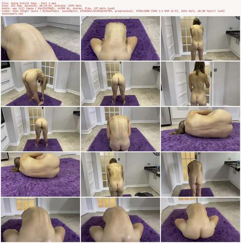 Wamgirlx - Spine Fetish Yoga - Part 1 1080p - Preview