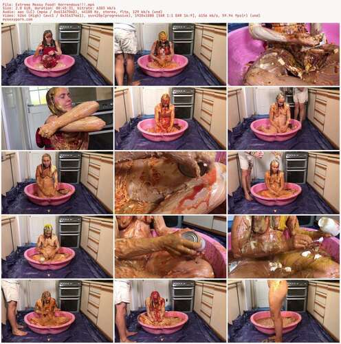 Wamgirlx - Extreme Messy Food! Horrendous!!! 1080p - Preview