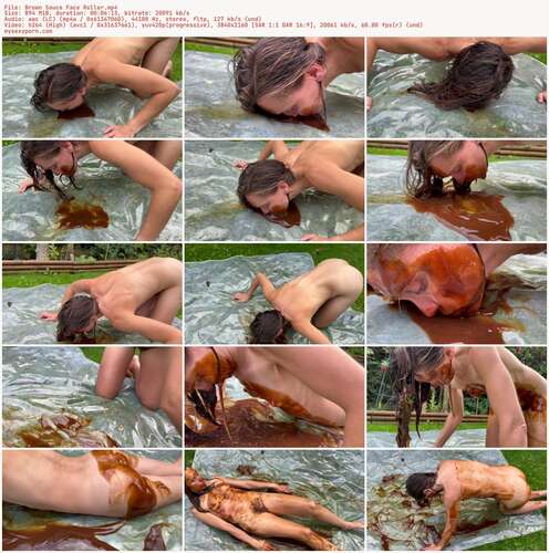 Wamgirlx - Brown Sauce Face Roller 2160p - Preview