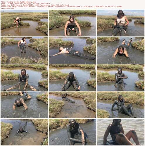 Wamgirlx - Playing In The Muddy Estuary 1080p - Preview