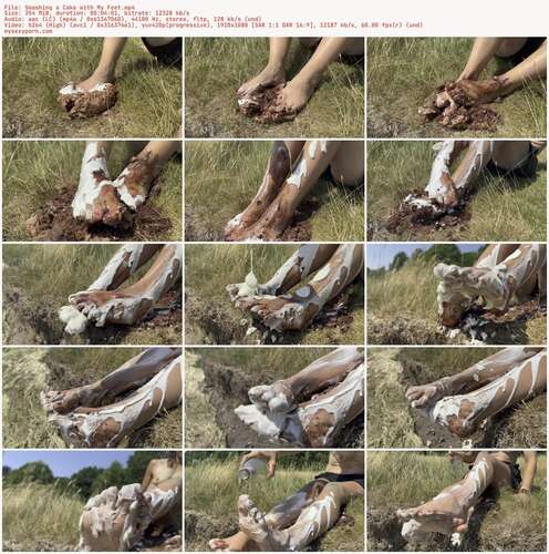 Wamgirlx - Smashing A Cake With My Feet 1080p - Preview