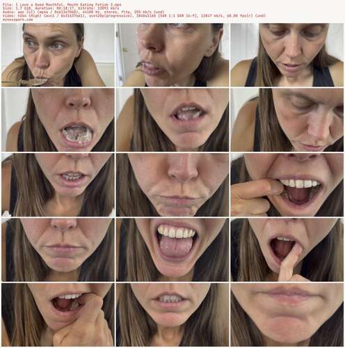 Wamgirlx - I Love A Good Mouthful. Mouth Eating Fetish 2 2160p - Preview