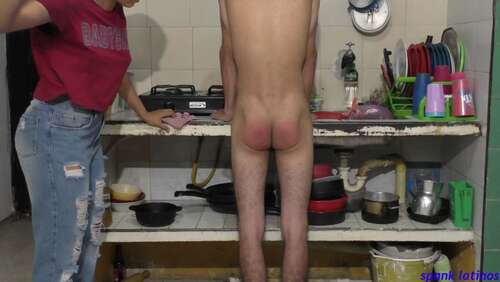 Spank Latinas – Hard And Fast Spoon Spanking For Luis 1080p - Cover