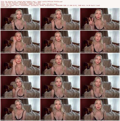 Angel Luella - No Jerking Off, Repeat What Goddess Says - Angel Luella Official Profile 1080p - Preview