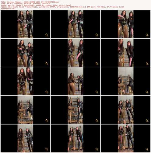 Vivienne lAmour - DOUBLE DOMME JERK OFF INSTRUCTION 720p - Preview