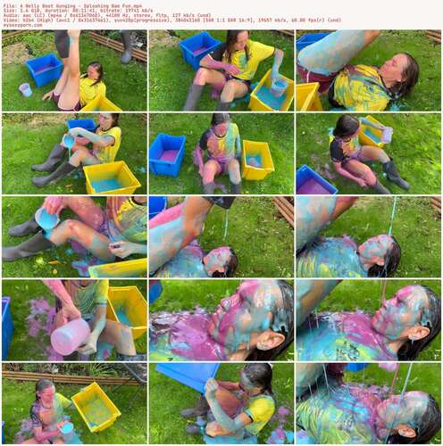 Wamgirlx - A Welly Boot Gunging - Sploshing Wam Fun 2160p - Preview