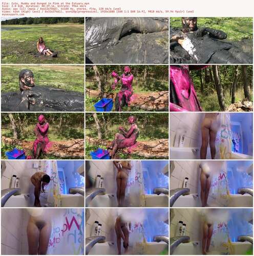 Wamgirlx - Cute, Muddy And Gunged In Pink At The Estuary 1080p - Preview