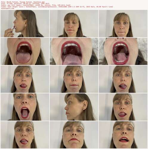 Wamgirlx - Mouth Fetish, Tounge Fetish, Giantess 1080p - Preview