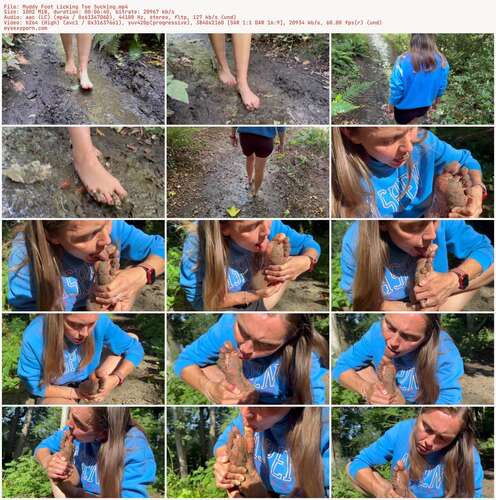 Wamgirlx - Muddy Foot Licking Toe Sucking 2160p - Preview