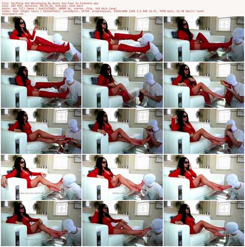 Madame Teeze - Sniffing And Worshiping My Boots And Feet In Fishnets 1080p - Preview