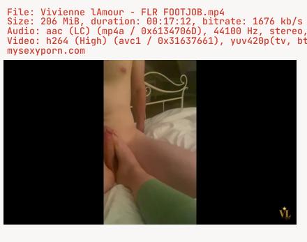 Vivienne lAmour - FLR FOOTJOB 1080p - Preview