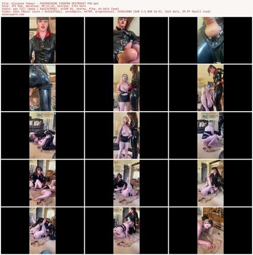 Vivienne lAmour - FUCKMACHINE STRAPON SPITROAST POV 1080p - Preview