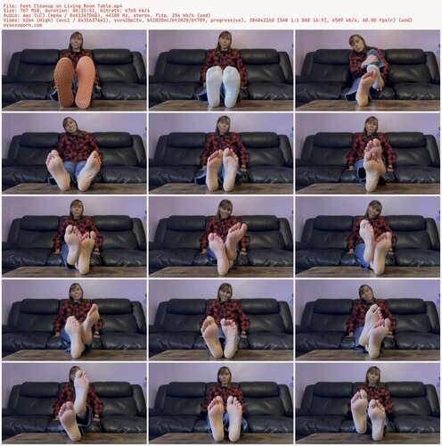Wamgirlx - Feet Closeup On Living Room Table 2160p - Preview