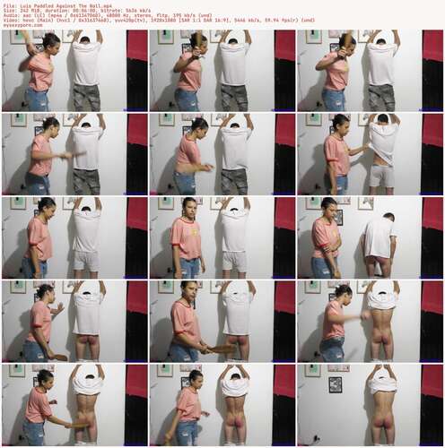 Spank Latinas - Luis Paddled Against The Wall 1080p - Preview