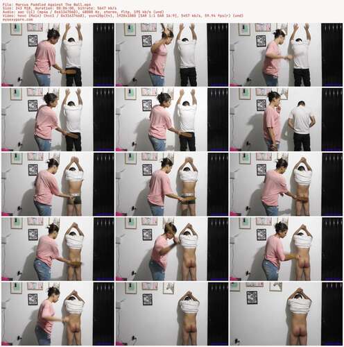 Spank Latinas - Marcus Paddled Against The Wall 1080p - Preview