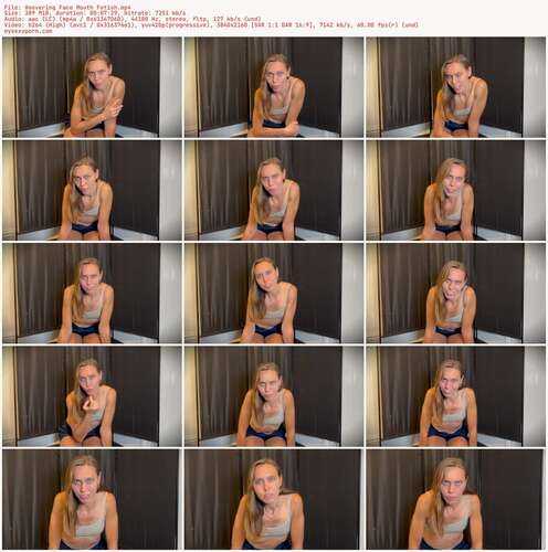 Wamgirlx - Hoovering Face Mouth Fetish 2160p - Preview