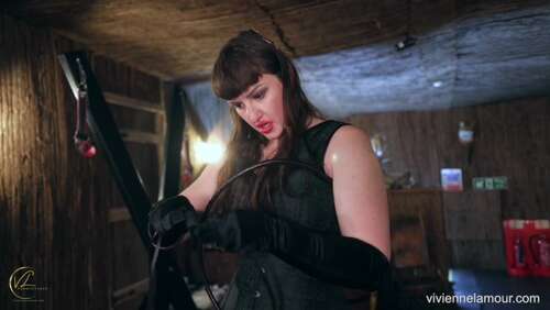 Vivienne lAmour – WHIPPING THE CUM OUT OF HIM 720p - Cover
