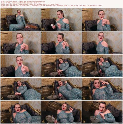 Vivienne lAmour - SMOKE AND STROKE WITH GODDESS 720p - Preview