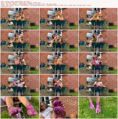 Wamgirlx - Sticky Honey And Glitter Feet 2160p - Preview