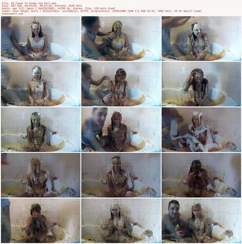 Wamgirlx - 40 Foods To Gunge The Girl 1080p - Preview