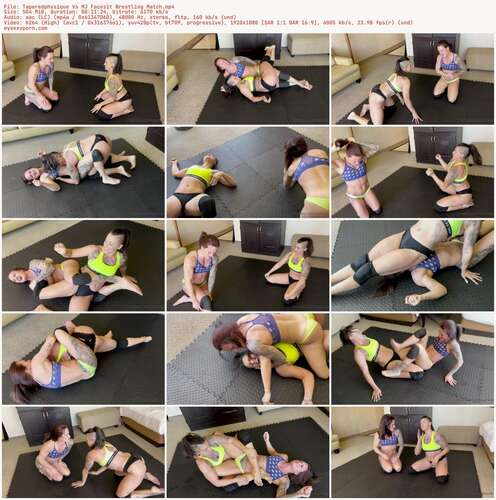 Tapered Physique - Taperedphysique Vs MJ Facesit Wrestling Match 1080p - Preview