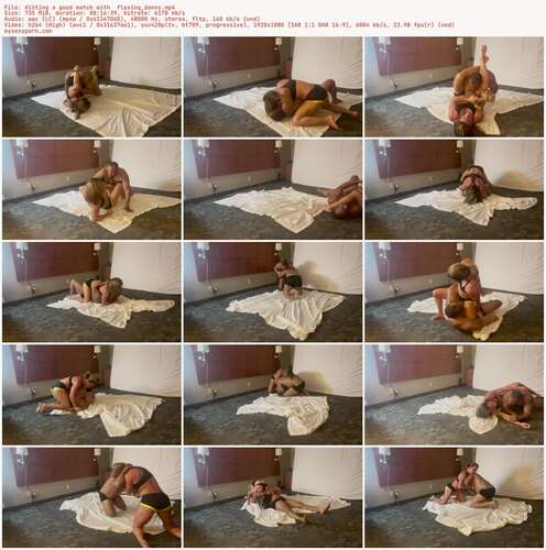 Tapered Physique - Hitting A Good Match With Flexing Danny 1080p - Preview