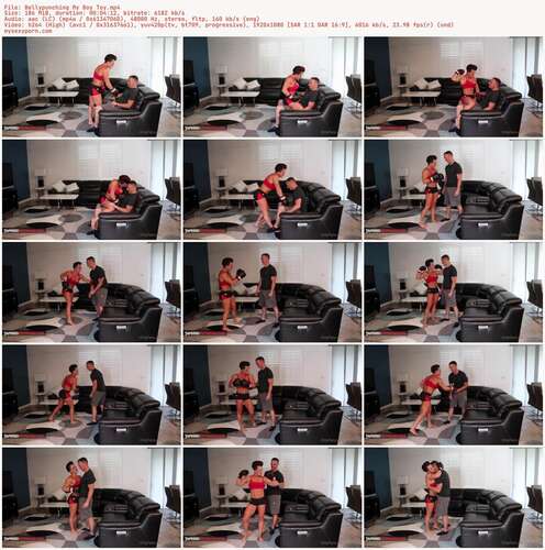 Tapered Physique - Bellypunching My Boy Toy 1080p - Preview