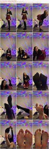 Becca Foxx - Admiring Myself In My Skirt And Long Socks 1920p - Preview