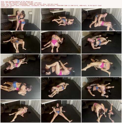 Tapered Physique - Epic Bearhug Battle Vs Fit Beast 1080p - Preview