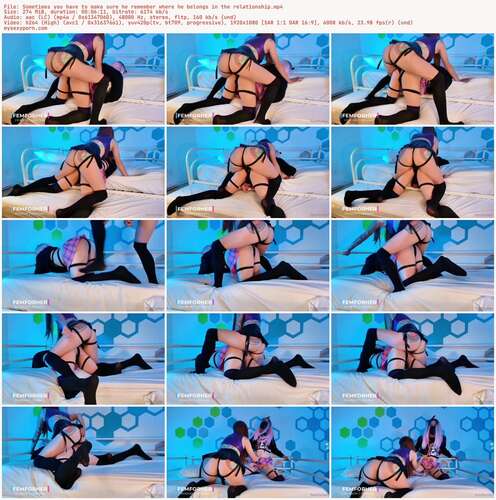 FEMFORHER - Sometimes You Have To Make Sure He Remember Where He Belongs In The Relationship 1080p - Preview