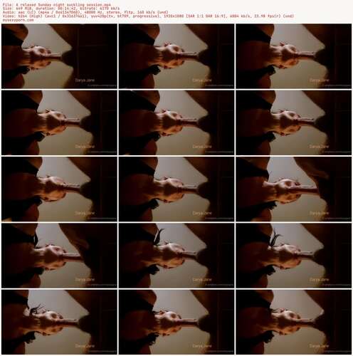 Darya Jane - A Relaxed Sunday Night Suckling Session 1080p - Preview