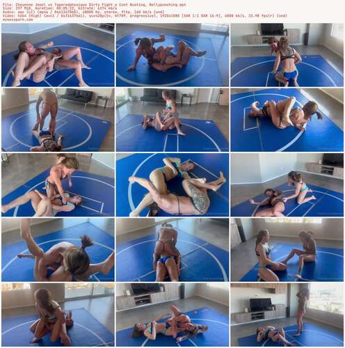 Tapered Physique - Cheyenne Jewel Vs Taperedphysique Dirty Fight W Cunt Busting, Bellypunching 1080p - Preview