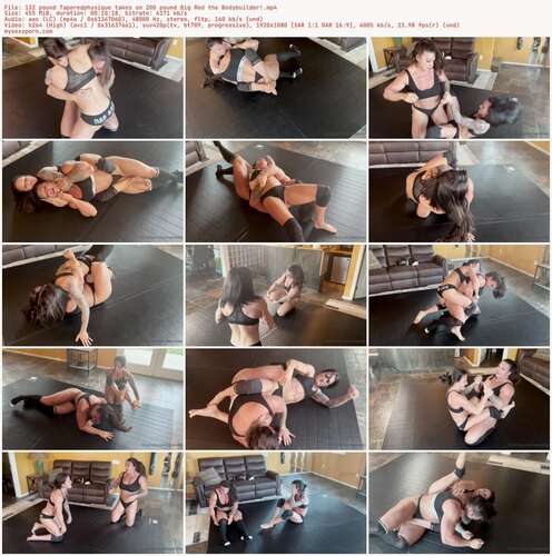 Tapered Physique - 132 Pound Taperedphysique Takes On 200 Pound Big Red The Bodybuilder! 1080p - Preview