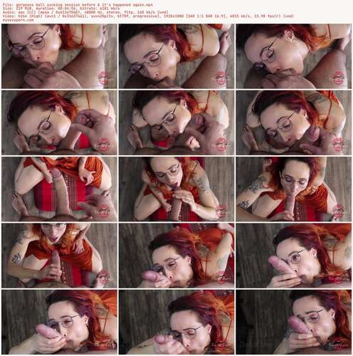 Darya Jane - Gorgeous Ball Sucking Session Before & It's Happened Again 1080p - Preview