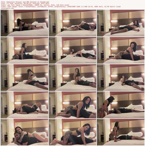 Tapered Physique - Seductive Scissor And RNC Session In Canada 1080p - Preview