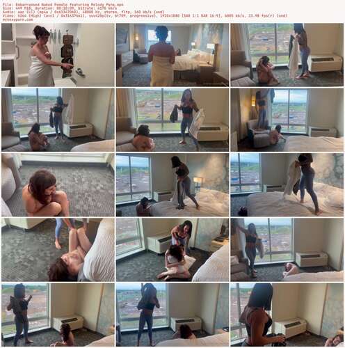 Tapered Physique - Embarrassed Naked Female Featuring Melody Mynx 1080p - Preview