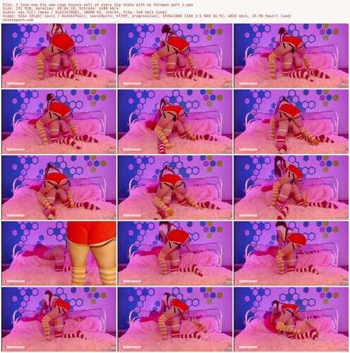 FEMFORHER - I Love How His New Cage Bounce Well At Every Hip Stoke With My Strapon Part 1 1080p - Preview