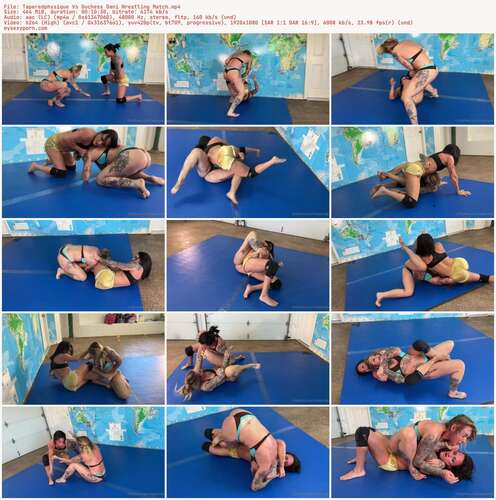 Tapered Physique - Taperedphysique Vs Duchess Dani Wrestling Match 1080p - Preview