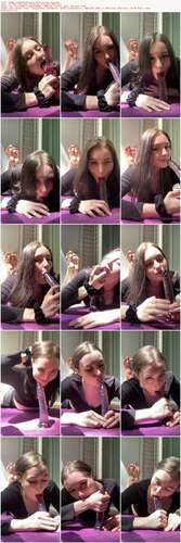 Becca Foxx - Sloppy Deepthroating My Dildo In The Pose 1920p - Preview