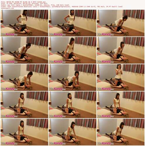 Princess Cheryl - WATCH ME USING MY SLAVE AS A SPIT SLAVE 540p - Preview