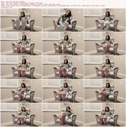 Tapered Physique - Foot Fetish Solo Vid 1080p - Preview