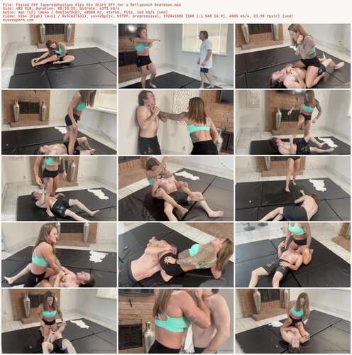 Tapered Physique - Pissed Off Taperedphysique Rips His Shirt Off For A Bellypunch Beatdown 1080p - Preview